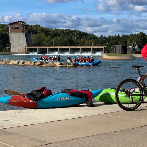 Photo taken at U.S. National Whitewater Center by Nelson M. on 10/10/2021