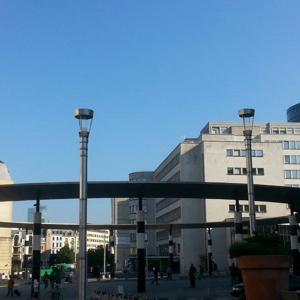 Photo taken at Centraal Station (MIVB) by Sabri Suha M. on 9/16/2014