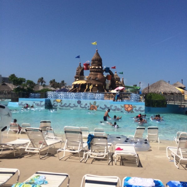Photo taken at Schlitterbahn South Padre Island by Mindy F. on 6/16/2014