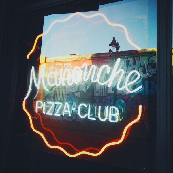Photo taken at Manouche Pizza Club by Manouche P. on 3/25/2014