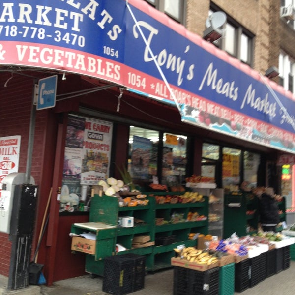Tony's Meat Market Prospect Lefferts Gardens 1062 Nostrand Ave