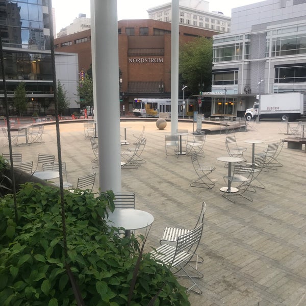 Photo taken at Director Park by Jeri B. on 6/1/2018