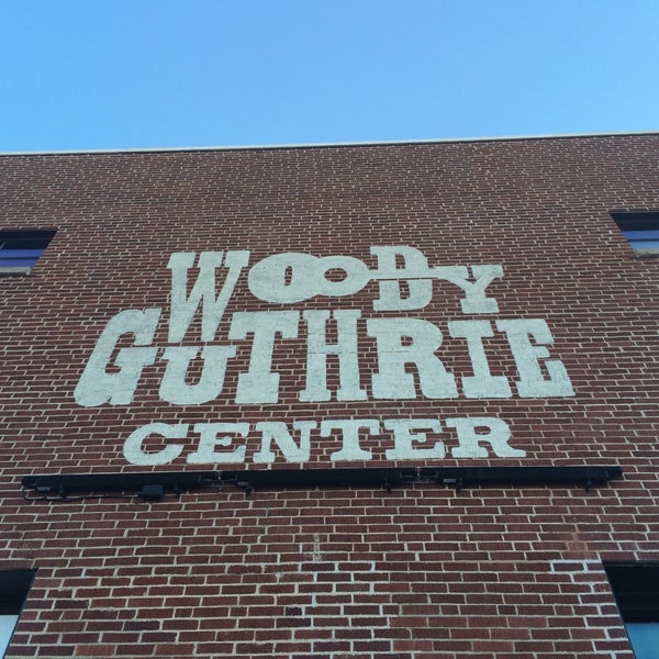 Photo taken at Woody Guthrie Center by Katy H. on 12/27/2014