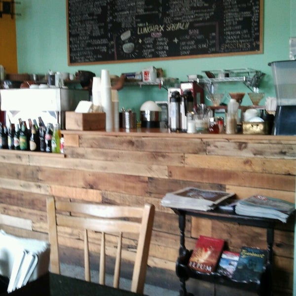 Photo taken at L&#39;acajou Bakery &amp; Café by Carol W. on 3/6/2013