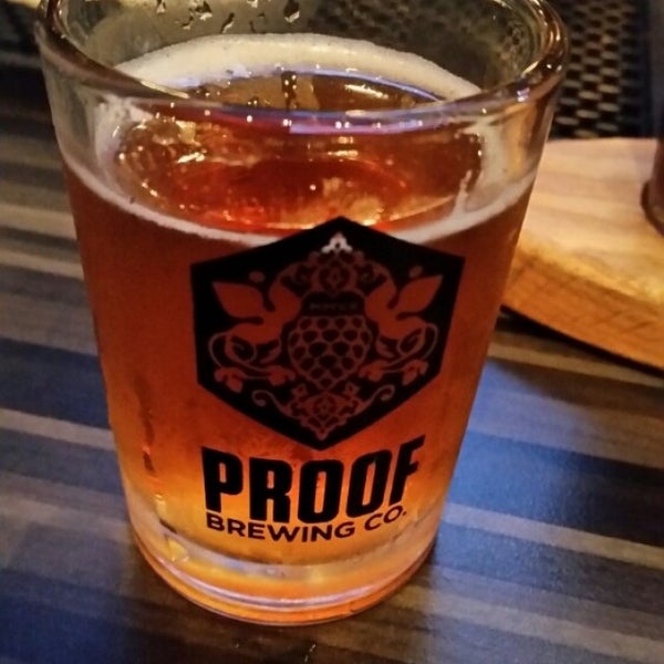 Photo taken at Proof Brewing Company by Wyl C. on 11/18/2015