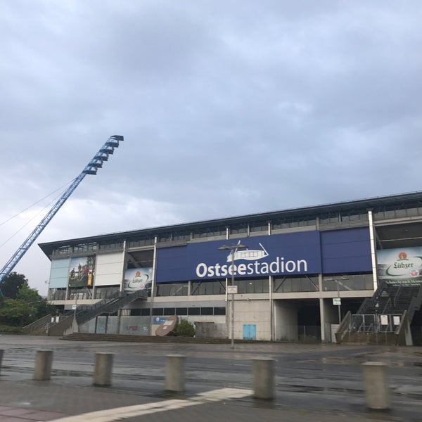Photo taken at Ostseestadion by rostockgram on 7/22/2017