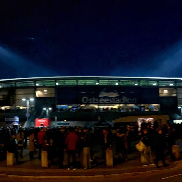 Photo taken at Ostseestadion by rostockgram on 10/31/2018
