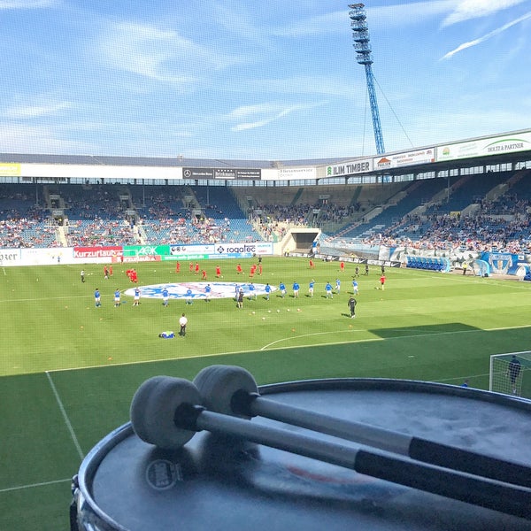 Photo taken at Ostseestadion by rostockgram on 9/25/2016
