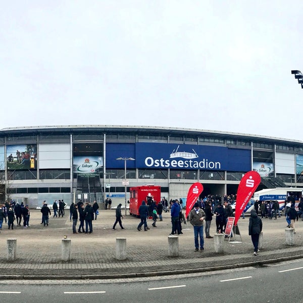 Photo taken at Ostseestadion by rostockgram on 3/10/2018