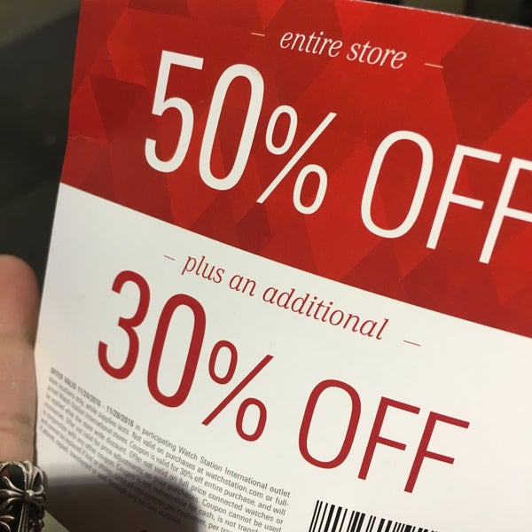 Watch hotsell station coupon