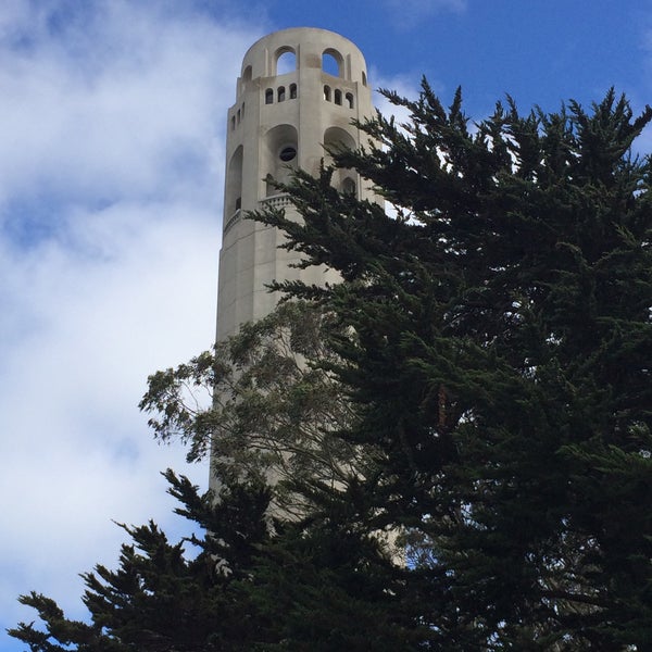 Photo taken at Coit Tower by Olesia K. on 5/26/2015