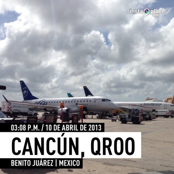 Photo prise au Aeropuerto Internacional de Cancún (CUN) par Octavio N. le4/10/2013