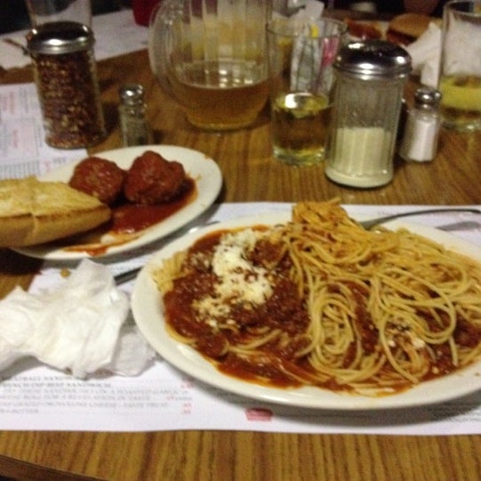 Photo taken at Vince&#39;s Spaghetti by Michael P. on 5/18/2012