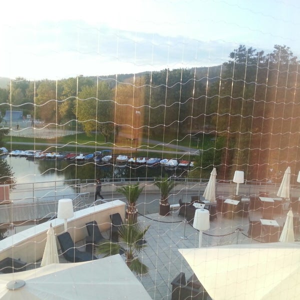 9/17/2014 tarihinde Christian R.ziyaretçi tarafından Seepark Hotel Congress &amp; Spa'de çekilen fotoğraf
