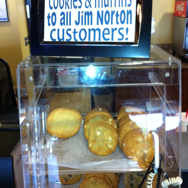 Dont' forget to get a free cookie when you stop into the Jim Norton Toyota Café. The White Chocolate with Macadamia Nuts are my absolute favorite! So bad for you but they too good to pass up!