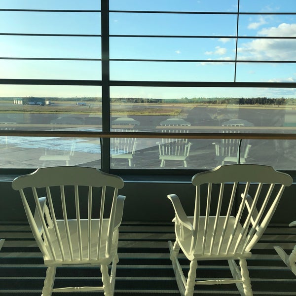 Photo taken at Turku Airport (TKU) by Leena Maria H. on 9/27/2019