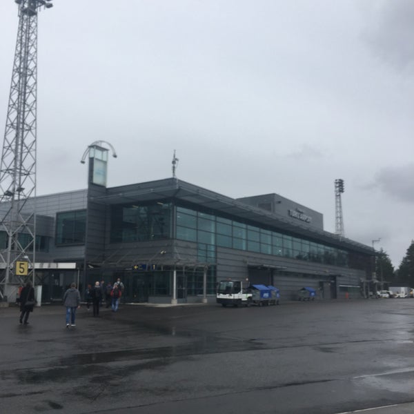 Photo taken at Turku Airport (TKU) by Leena Maria H. on 4/29/2018