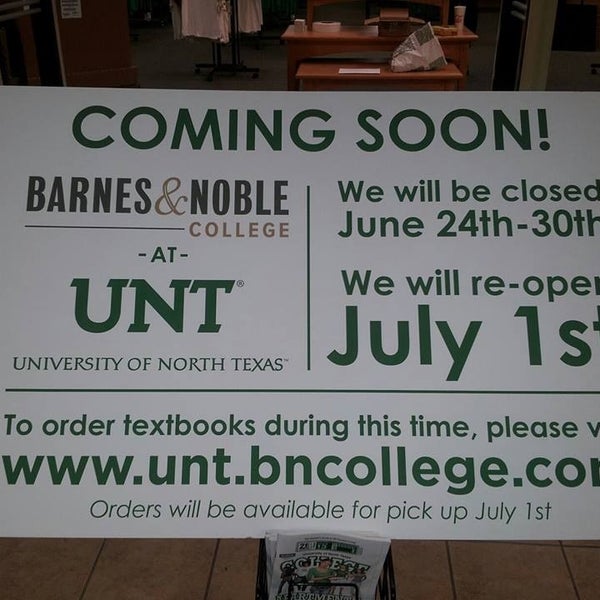 Photos At Unt Bookstore College Bookstore In Denton