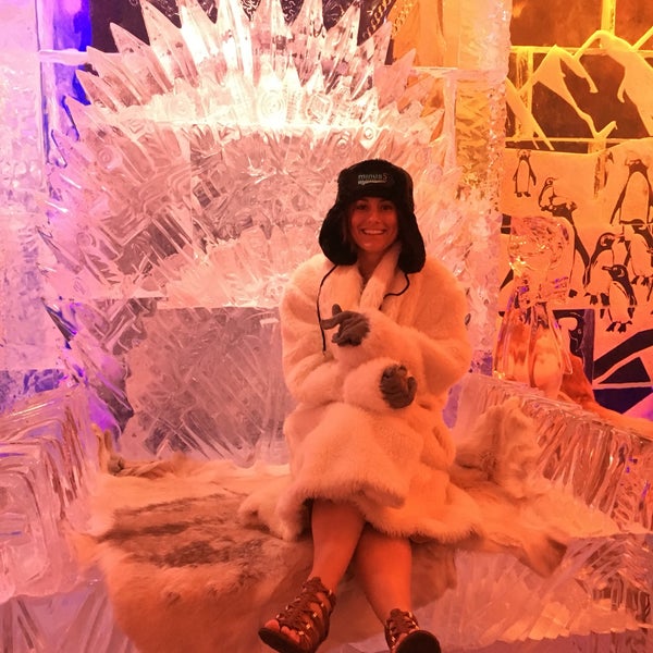 Photo taken at Minus5° Ice Lounge by Abby W. on 5/6/2016