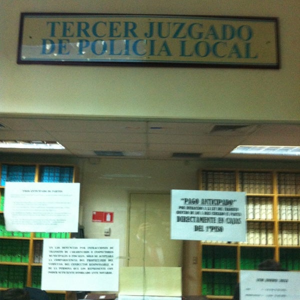 Tercer Juzgado Policia Local Palacio de justicia en Santiago