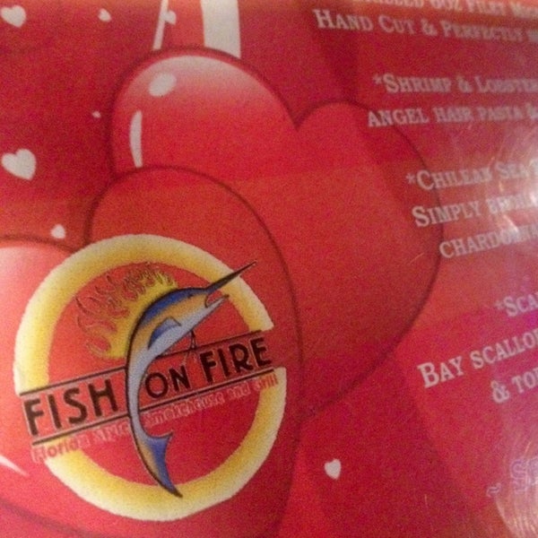 2/15/2014 tarihinde steven b.ziyaretçi tarafından Fish on Fire'de çekilen fotoğraf
