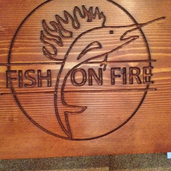 5/10/2014 tarihinde steven b.ziyaretçi tarafından Fish on Fire'de çekilen fotoğraf