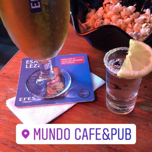 Photo taken at Mundo Cafe&amp;Pub by Yılmaz M. on 12/2/2018