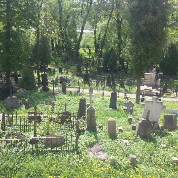 Photo taken at Bernardine Cemetery by Tomas A. on 5/1/2014