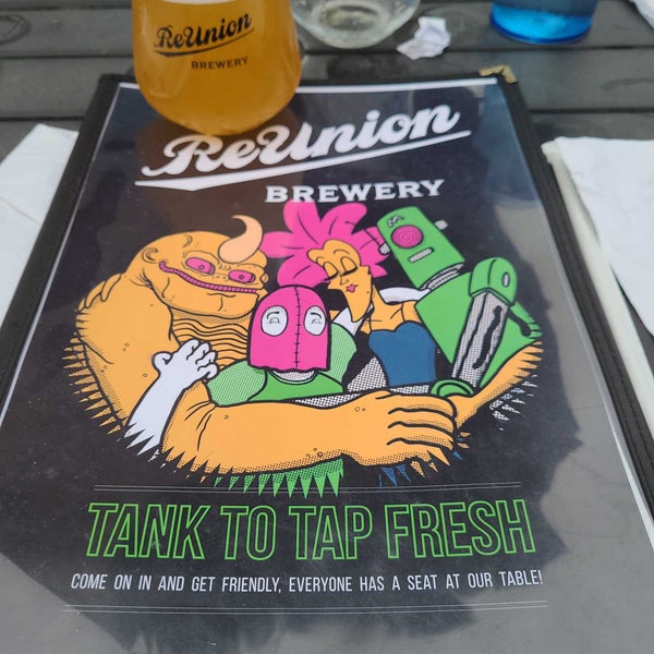 Photo taken at ReUnion Brewery by Nathan on 5/22/2021