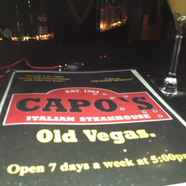 Capo's Italian Steakhouse Italian Restaurant in Las Vegas
