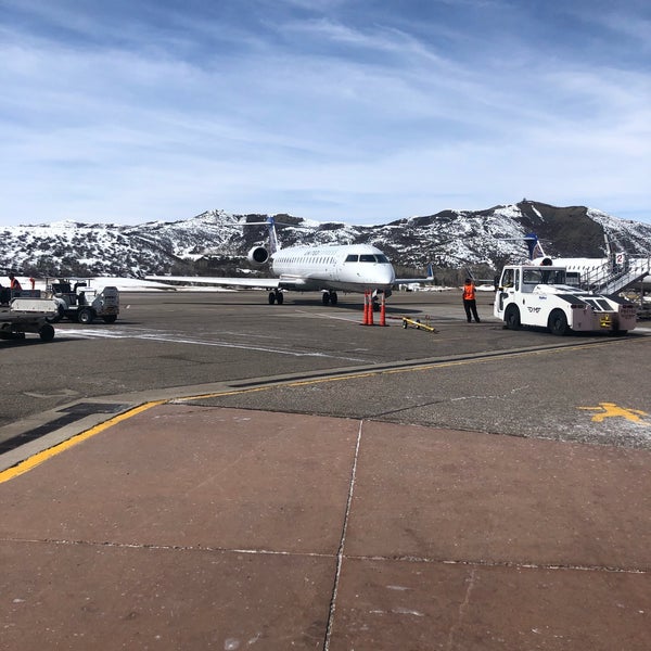 Photo taken at Aspen/Pitkin County Airport (ASE) by Karla D. on 3/28/2019
