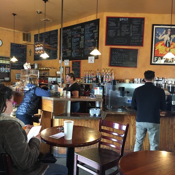 Aroma Roasters Coffee Shop in Historic Railroad Square