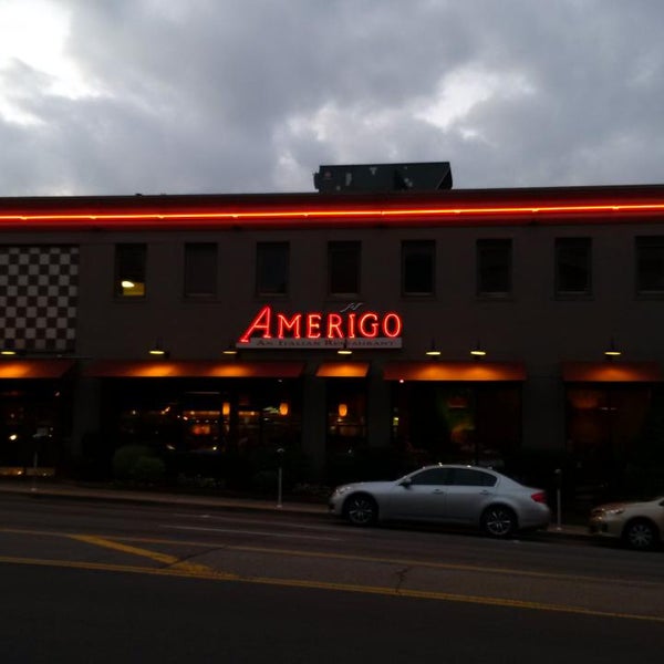 Das Foto wurde bei Amerigo Italian Restaurant von Jim I. am 10/7/2014 aufgenommen