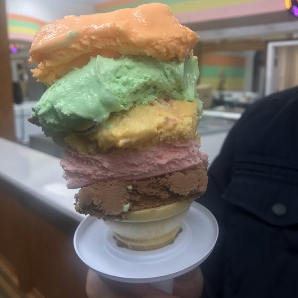 Photo taken at The Original Rainbow Cone by Allison K. on 11/27/2019