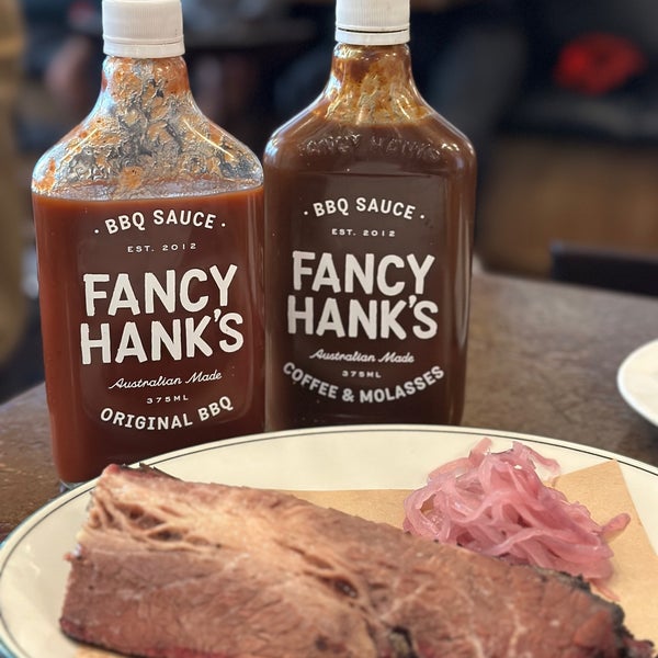 Photo taken at Fancy Hank&#39;s Barbecue Restaurant by VK on 4/25/2023