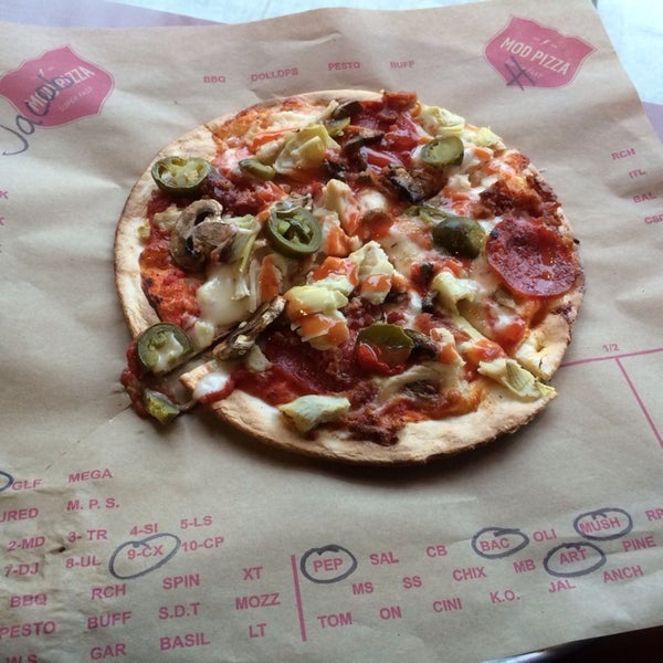 Photo taken at Mod Pizza by Jacob M. on 1/6/2014