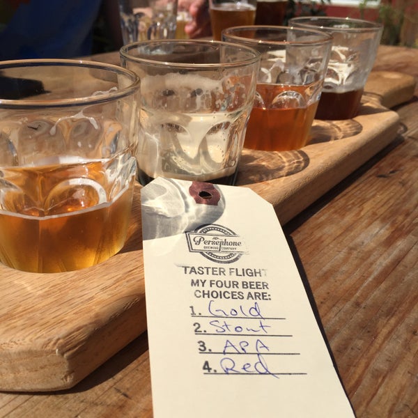 Photo taken at Persephone Brewing Company by Jacob M. on 8/9/2015