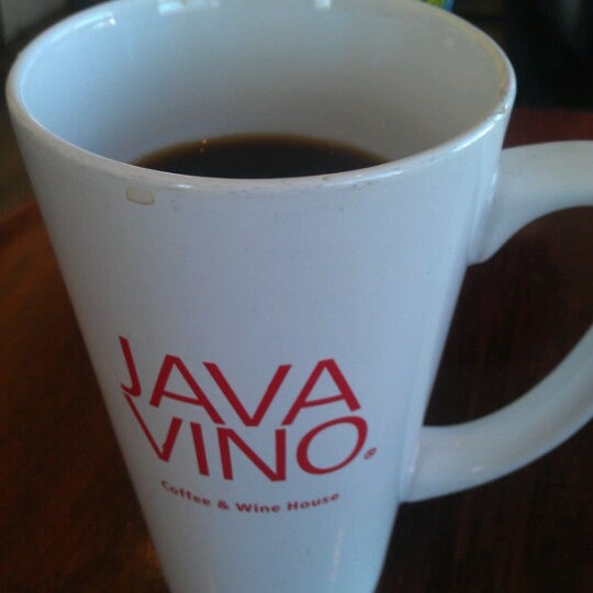 Photo taken at JavaVino Coffee &amp; Wine House by Anna S. on 2/9/2013