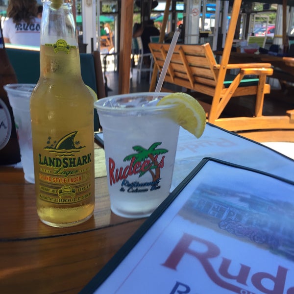Photo taken at Rudee&#39;s Restaurant &amp; Cabana Bar by Tracy S. on 7/10/2018