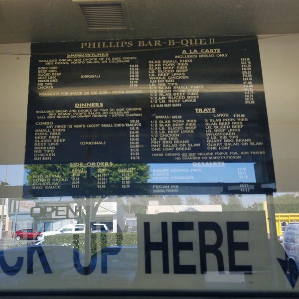 Phillips BarBQue II BBQ Joint in Inglewood