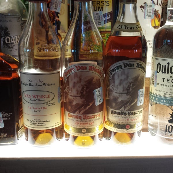 The bar has the full lineup of Pappy Van Winkle...oh yeah