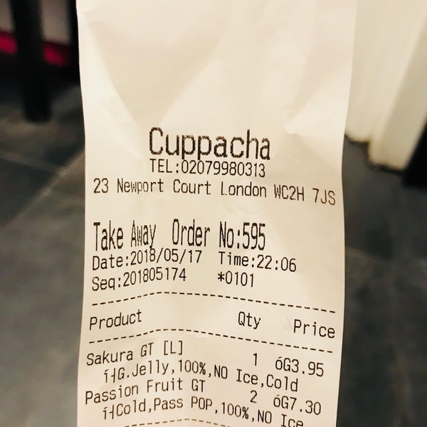 Photo taken at Cuppacha Bubble Tea by Aphirat ♡ S. on 5/17/2018