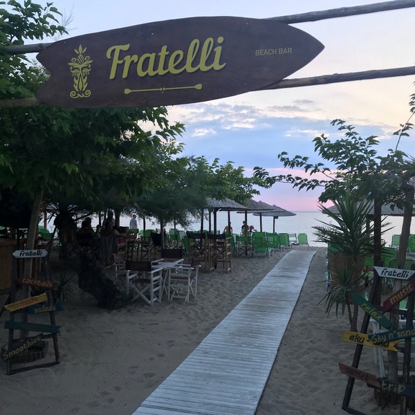 Photo taken at Fratelli Beach &amp; Cocktail Bar by Federico C. on 6/22/2018