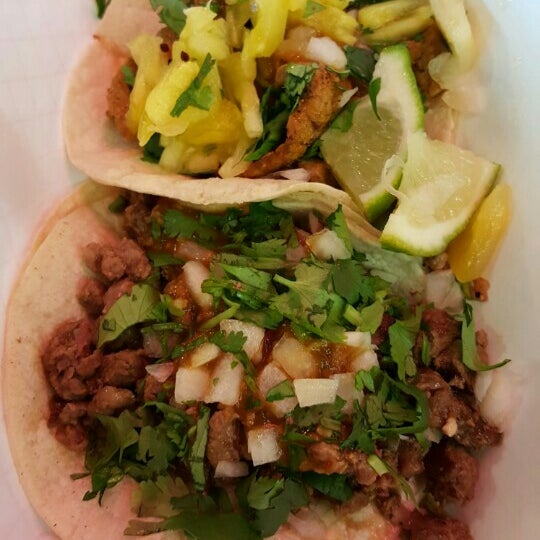 Photo taken at Los Agaves Mexican Street Food by didi on 4/1/2016