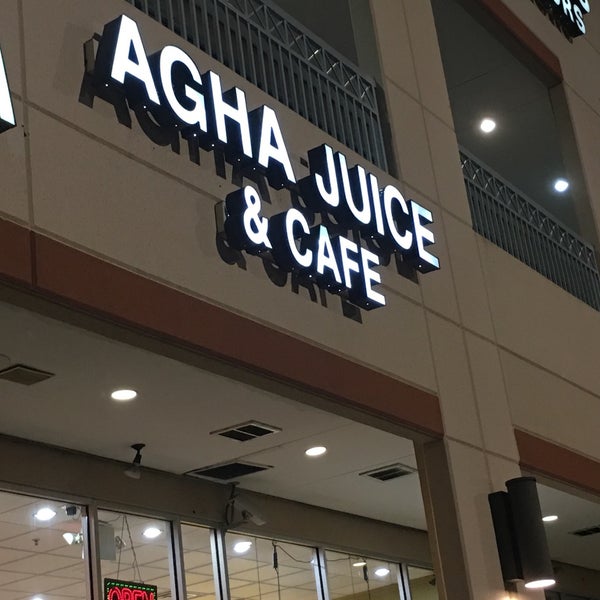 Agha Juice & Cafe Smoothie Shop in Houston