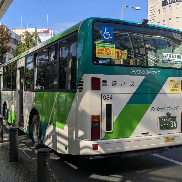 豊鉄バス 豊橋駅前バス停 6番のりば 豊橋市のバス停