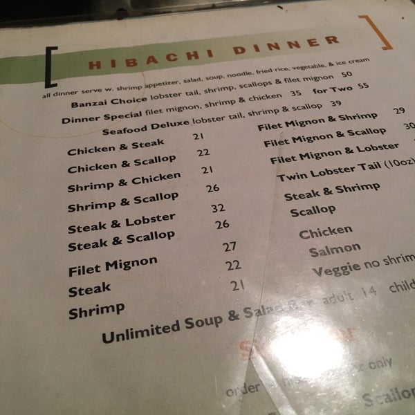 Banzai Japanese Steakhouse 30 tips from 759 visitors