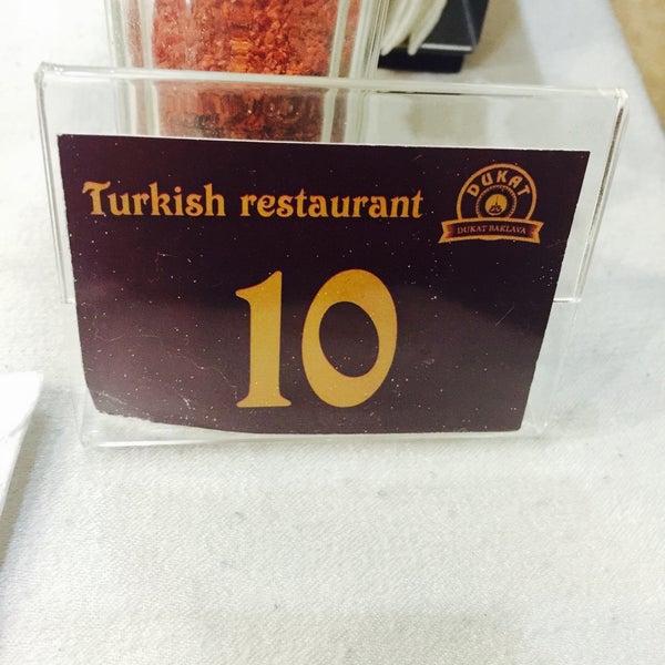 Foto tomada en Turkish Restaurant Dukat  por Bashir W. el 1/8/2016