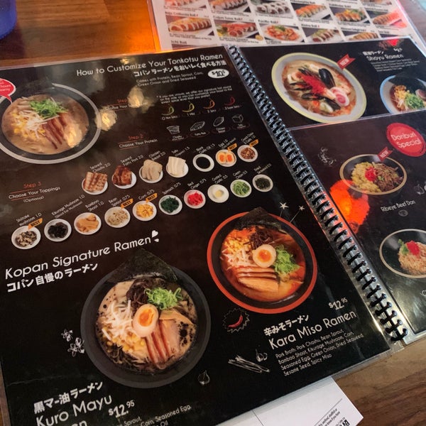 รูปภาพถ่ายที่ Kopan Ramen Japanese Noodle House โดย hoda007 เมื่อ 9/28/2019
