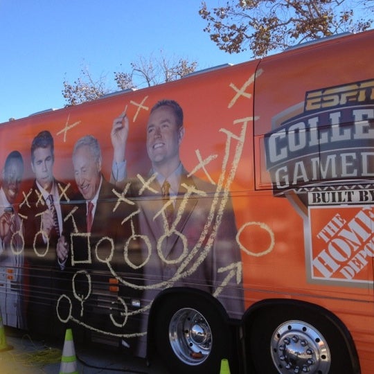 Photo taken at ESPN College GameDay by Michael W. on 11/25/2012